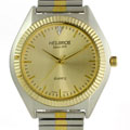 Helbros Men's Goldtone Dial Expanded Band Watch