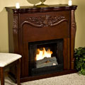 Vienna Mahogany Gel Fuel Fireplace