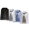 Dolphino's Lada Men's Dress Shirt/ Tie Boxed Set