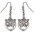 Pewter Celtic Love and Unity Knot Earrings