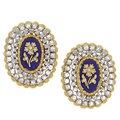 18k Gold 2 1/2ct TDW Diamond Antique Earrings