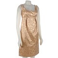 Donna Morgan Sleeveless Brocade Dress