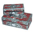 Silvertone Jewelry Box (India)