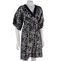 Donna Morgan Silk Charmeuse Kimono Dress