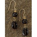 Smoky Topaz Dangling Earrings (USA)