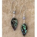 Dangling Abalone Teardrop Earrings (USA)