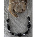 Black Onyx and Hematite Necklace (USA)