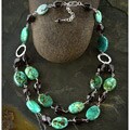 Turquoise and Smoky Quartz Necklace (USA)