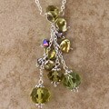 Multi-Stone Dangling Pendant Necklace (USA)