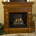 Cambridge Golden Oak Gel Fuel Fireplace