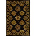 Heritage Mahal Black Rug (4' x 6')