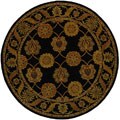 Heritage Mahal Black Rug (8' Round)