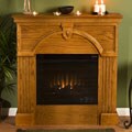 Luxemburg Golden Oak Electric Fireplace