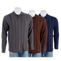 Visitor Men's Striped Polo Sweater