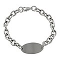 Stainless Steel Chunky ID Tag Bracelet