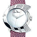 Lucien Piccard 'Swimming Angel' Fish Bezel Watch