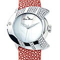 Lucien Piccard 'Swimming Angel' Fish Bezel Watch
