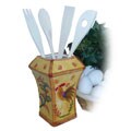 Sunshine Rooster Hand Painted Kitchen Tool Set