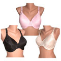 Carrie Amber Micro-Fiber Plus Size Bras (Set of 3)