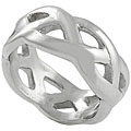 Stainless Steel Polished Woven Band