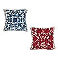 'Floral' Cushion Covers (Set of 2) (India)