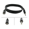 Stereo 3.5mm Male to Female 6-foot Extension Cable