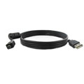 USB 2.0 A to Mini B 8-pin Round Cable with Ferrites