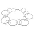 Italian Sterling Silver Circle Bracelet