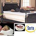 Serta 4-inch Memory Foam Mattress Topper with Contour Pillows