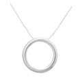 Sterling Silver Circle Necklace