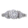 Sterling Silver Cubic Zirconia Solitaire Ring