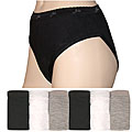 Jolie Cotton High Cut Panties (Pack of 12)