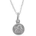 Sterling Silver Raphael Guardian Angel Necklace