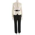 Allen by ABS Two-piece Belted Pant Suit