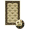 Hand-tufted Addiel Ivory Wool Rug (8' x 11')