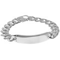 Sterling Silver 8-inch Curb ID Bracelet