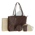 Nunzia Designer Women's Laptop Briefcase (Bellagio Brown)