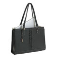 Nunzia Designer Women's Laptop Briefcase (Emelia Black)
