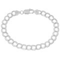 Sterling Silver 8-inch Medium Charm Bracelet