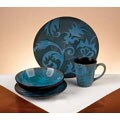 Silhouette Blue 16-piece Dinnerware Set