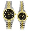 Paul Du Pree by Croton Two-tone Quartz Watch Set