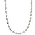 Sterling Silver 16-inch Twisted Magic Necklace