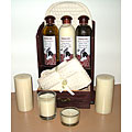 African Spa Aromatherapy Bath Set in Dresser