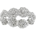 14k White Gold 3/4ct TDW Diamond Eternity Ring