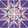 Butterflies on White Fabric Kit (12 Quilt Blocks)