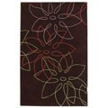 Hand-tufted Nolita Neon Black Wool Rug (8' x 11')