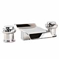 Fountain Cove Waterfall Chrome Bathroom Tub Faucet