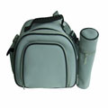 Papush Heather Diaper Bag with Charcoal Trim