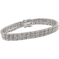 Sterling Silver Diamond Bracelet