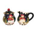 Snowman Delight Creamer and Sugar Bowl Set